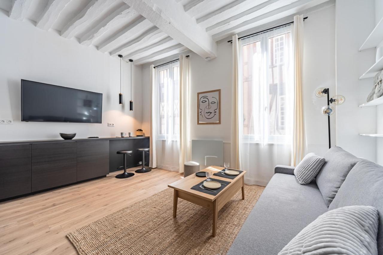 Apartmán Le Vicomte De Rouen - Logement Centre - 149 Exteriér fotografie
